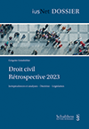 Droit civil : Rétrospective 2023